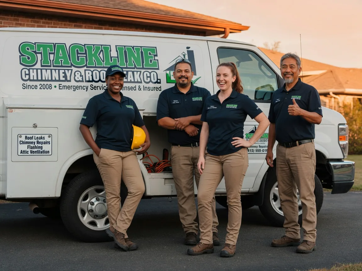 Chimney flashing repair company in Hallsboro, NC
